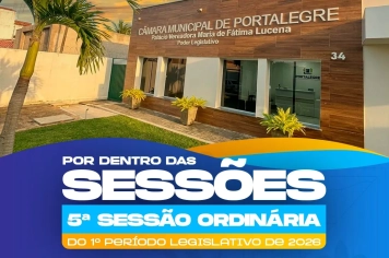  5ª Sessão Ordinária do 1º Período Legislativo de 2026