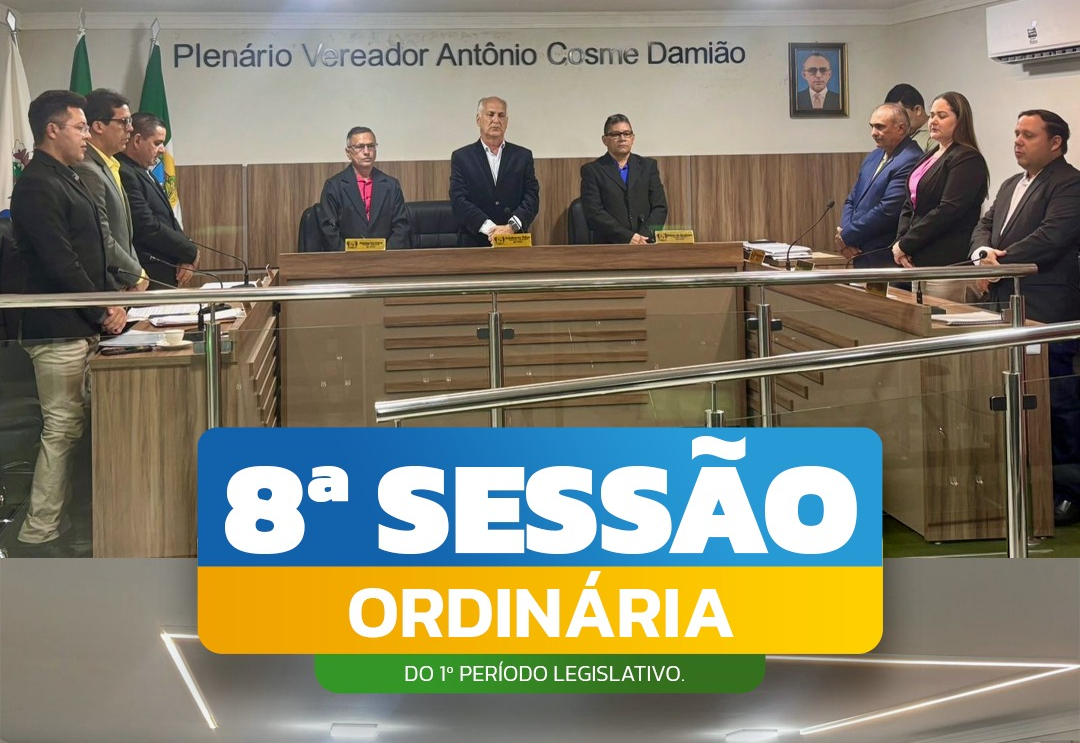  8ª Sessão Ordinária do 1º Período Legislativo de 2025